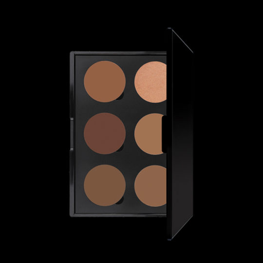 6 Well Medium / Dark Contour Palette